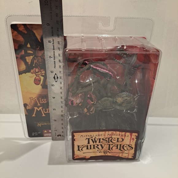 Spawn 2005 McFarlanes Monsters Twisted Fairy Tales Miss Muffet Figure MOC Sealed - Picture 6 of 6
